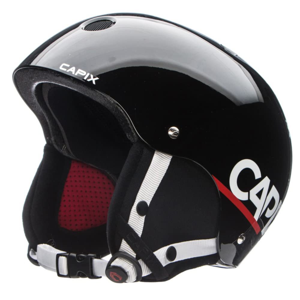 Amazon.com: Capix Team Helmet Black White Red Snowboard Ski Skate